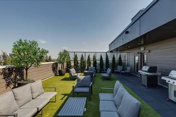 Rooftop patio